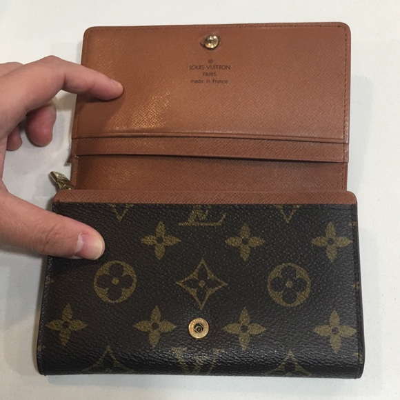 Authentic LV monogram Porte-Monnaie Tresor Wallet - Picture 9 of 17